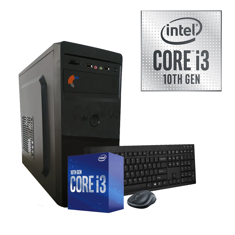Pc completa Intel Core I3 10ma gen 8gb SSD 240gb